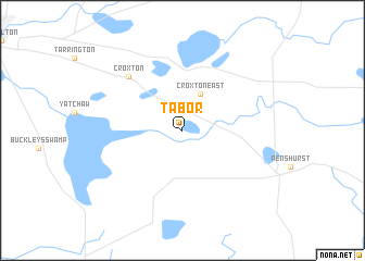 map of Tabor