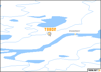 map of Tabor