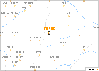 map of Tabor