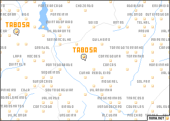 map of Tabosa