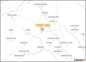 map of Tabotaki