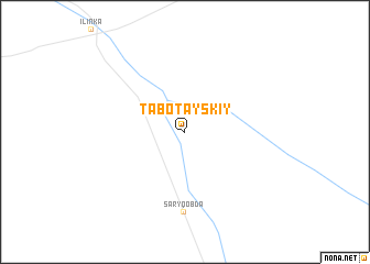 map of Tabotayskiy