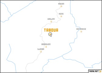 map of Taboua