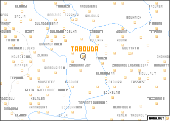 map of Tabouda