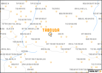 map of Tabouda