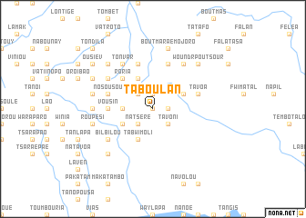 map of Taboulan