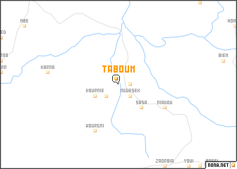 map of Taboum