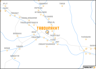 map of Tabourakht