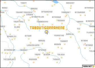 map of Tabout Igorramene