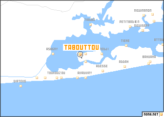 map of Tabouttou