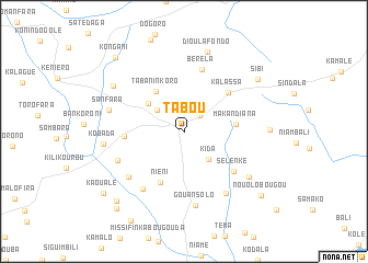 map of Tabou