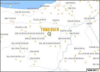 map of Ta Brahim