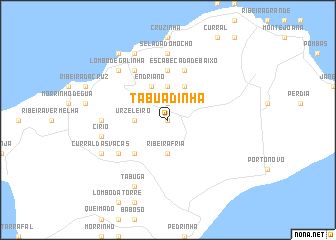 map of Tabuadinha