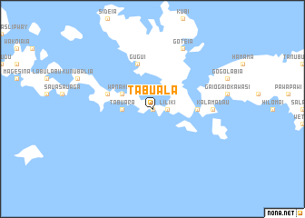 map of Tabuala