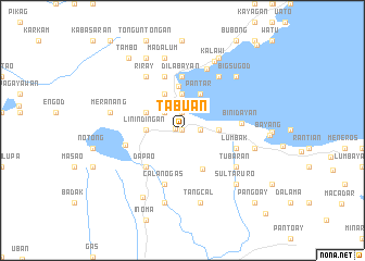 map of Tabuan