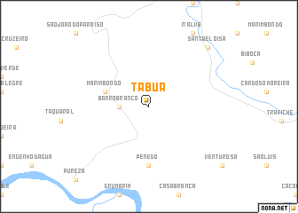 map of Tábua