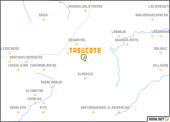 map of Tabucote