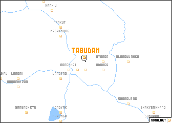 map of Tabudām