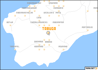 map of Tabuga