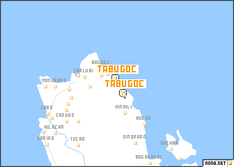 map of Tabugoc