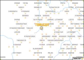 map of Tabugon