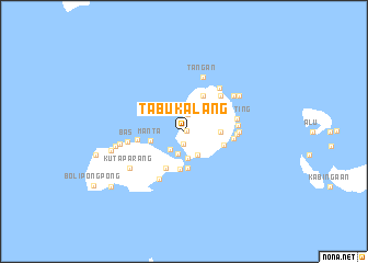 map of Tabu Kalang