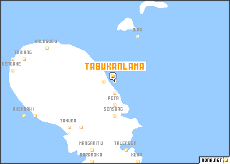 map of Tabukanlama