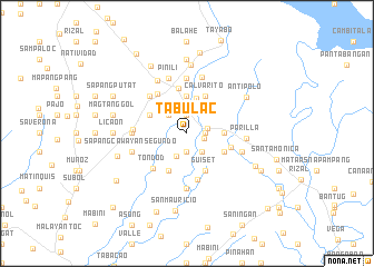 map of Tabulac