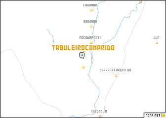 map of Tabuleiro Comprido