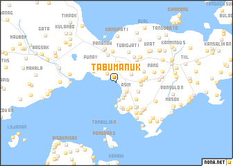 map of Tabu” Manuk