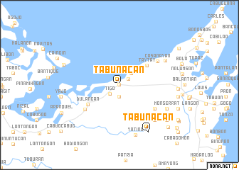 map of Tabun-acan