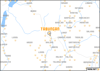 map of Tabungan