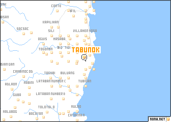 map of Tabunok