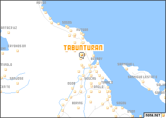 map of Tabunturan