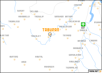 map of Taburan