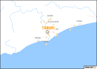 map of Taburi