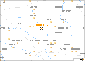 map of Tabuteau