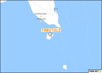 map of Tabutule