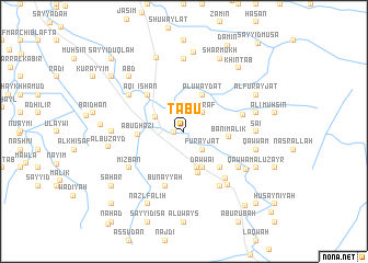 map of Ţābū