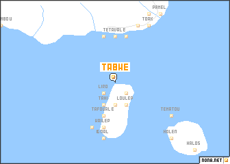 map of Tabwé