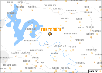 map of Tabyang-ni