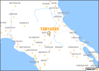 map of Tabyunan