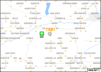 map of Täby