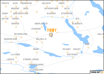 map of Täby