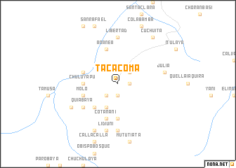 map of Tacacoma