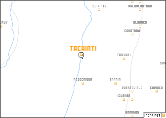 map of Tacainti