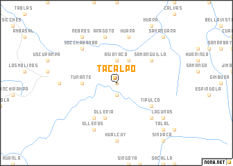 map of Tacalpo