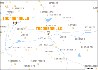 map of Tacambarillo