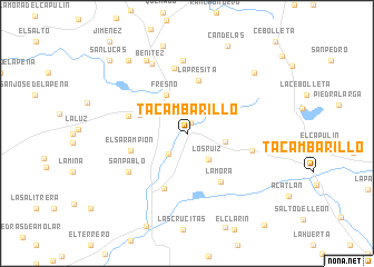 map of Tacambarillo