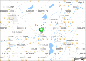 map of Tacamiche